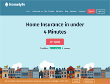 Tablet Screenshot of homelyfe.com